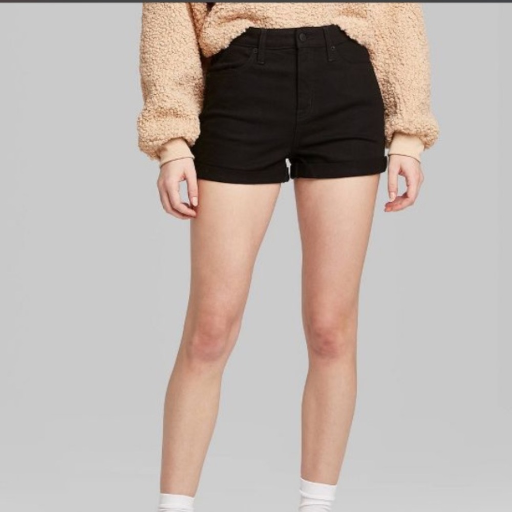 🌟4/25🌟 Wild Fable HighRise Rolled Cuff Short - Picture 2 of 3